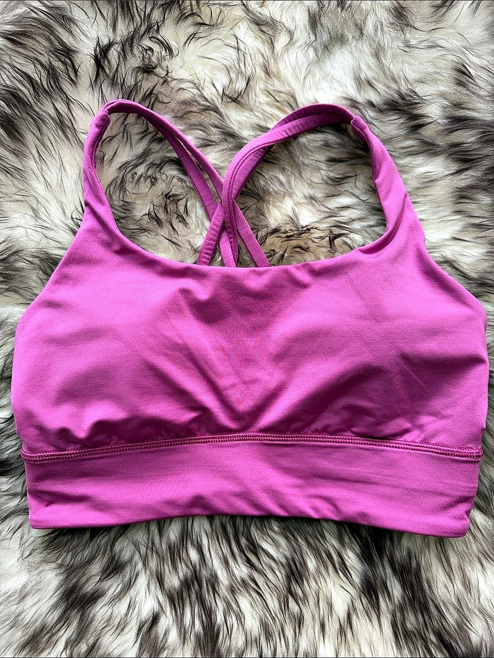 lululemon Energy Longline Bra Pink